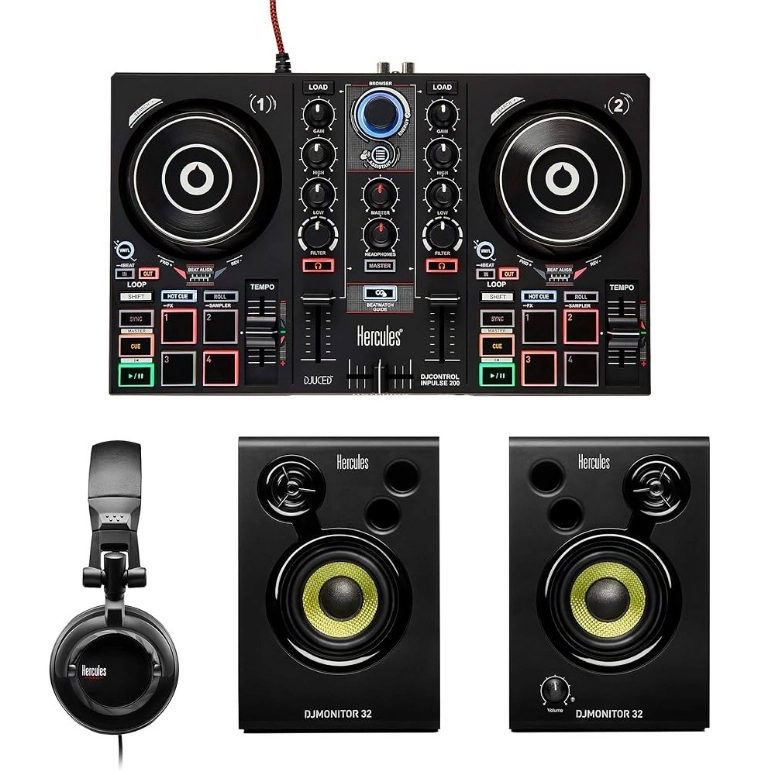 CONTROLADOR DJ HERCULES DJ LEARNING KIT - 2