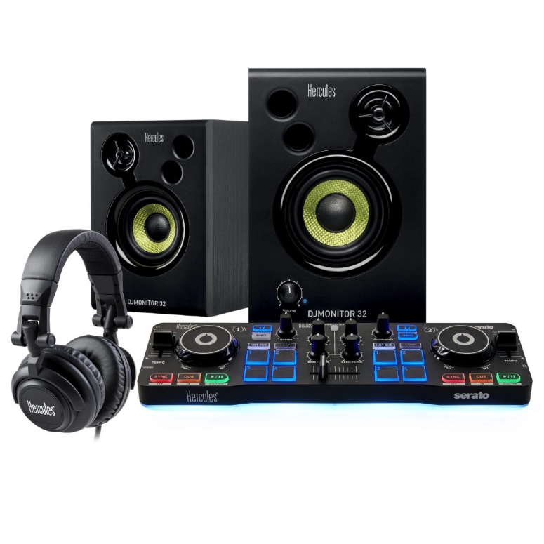 CONTROLADOR DE DJ HERCULES DJ DJ STARTER KIT - 1