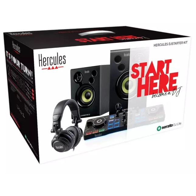 CONTROLADOR DE DJ HERCULES DJ DJ STARTER KIT - 2