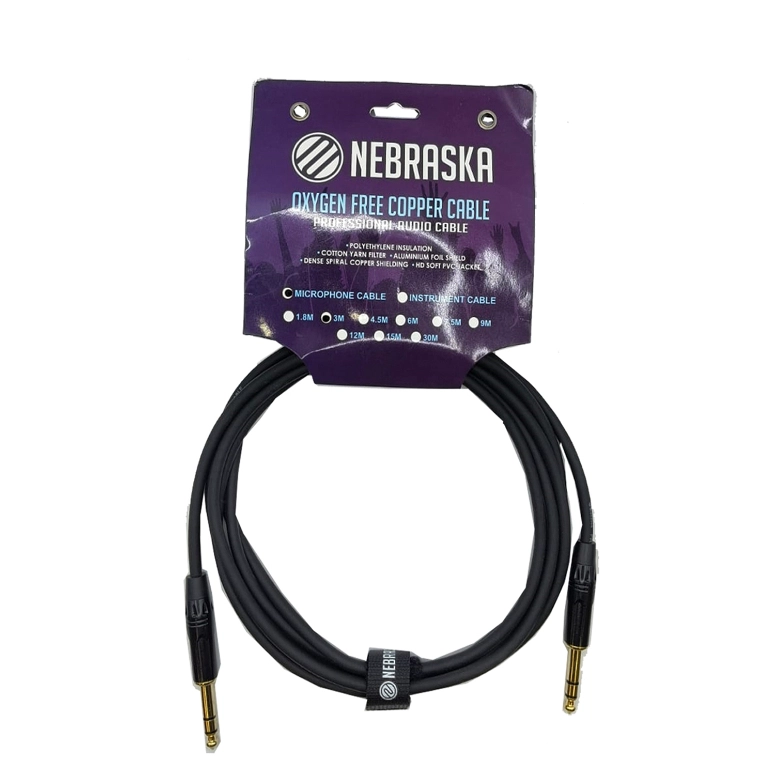 CABLE DE AUDIO TRS A TRS NEBRASKA SJSJ-3 - 1