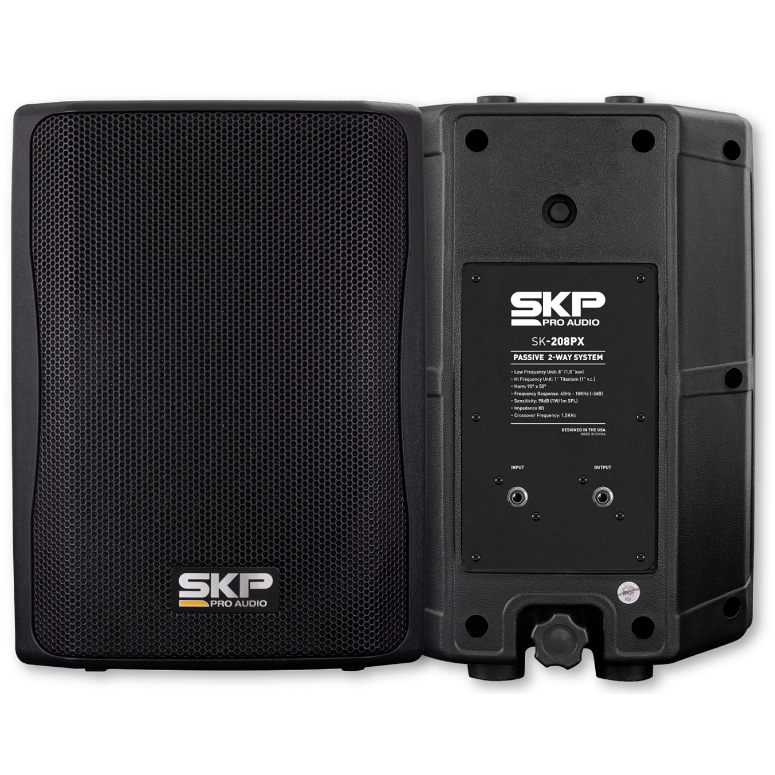 PARLANTES DE 2 VIAS ACTIVO SKP SK 208 PX - 2
