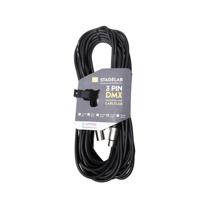 CABLE DMX STAGE LAB 3DMX 15 MTS - 1