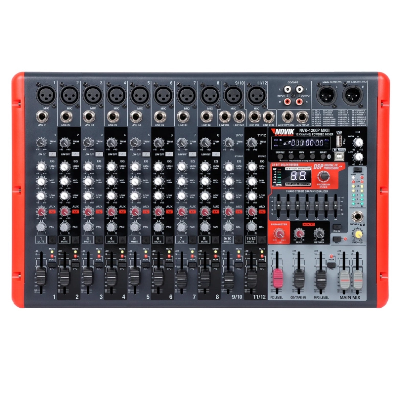CONSOLA AMPLIFICADA NOVIK NVK 1200P-MKII - 1