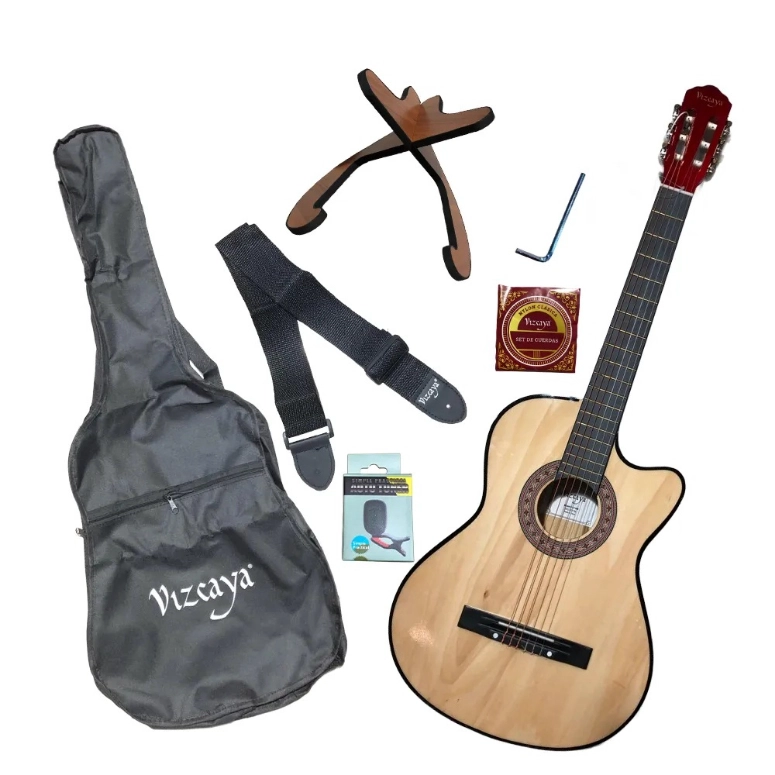 GUITARRA CLASICA VIZCAYA CGP-WN PACK - 1
