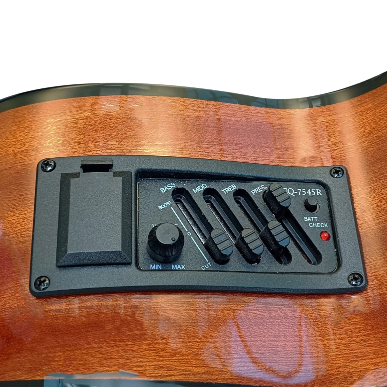 BAJO ELECTROACUSTICO CON FUNDA SEVILLANA 44 EQ N - 4