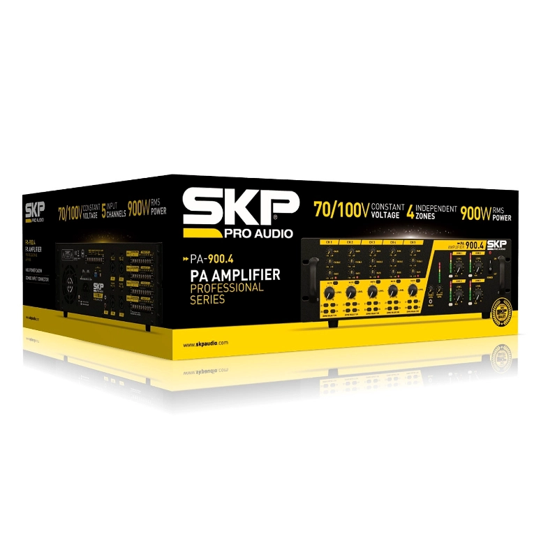 AMPLIFICADOR DE MEGAFONIA SKP PA 900.4 - 3