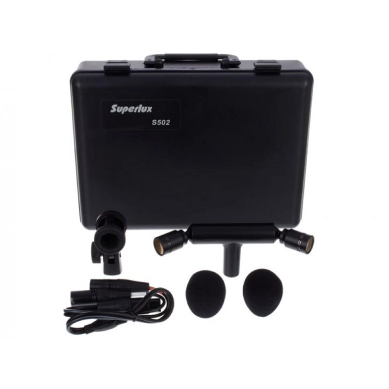 MICROFONO DE GRABACION STEREO SUPERLUX S 502 - 3