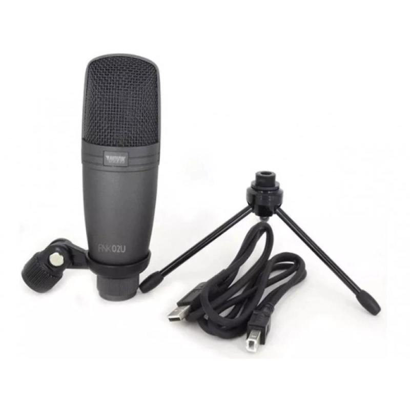 MICROFONO DE CONDENSADOR USB NOVIK FNK 02U - 2