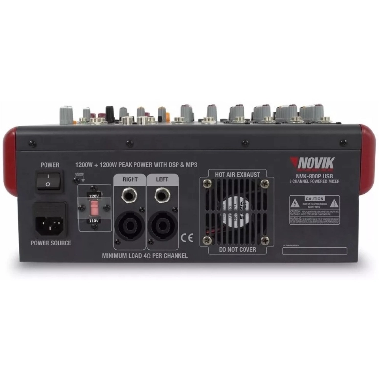 CONSOLA AMPLIFICADA NOVIK NVK 800P USB - 4