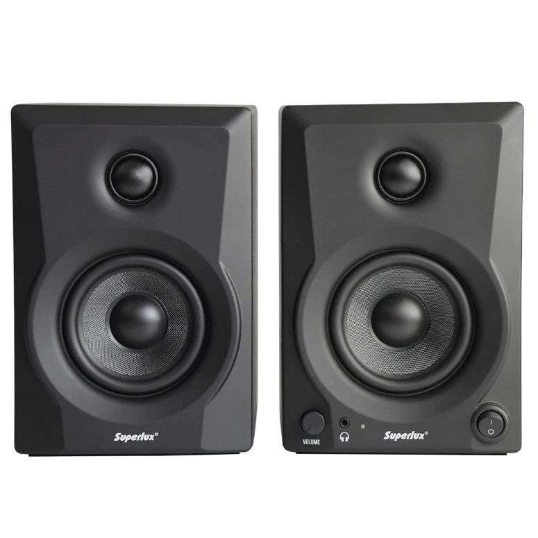 PARLANTES MONITORES HOME STUDIO SUPERLUX BES 3.5 - 1