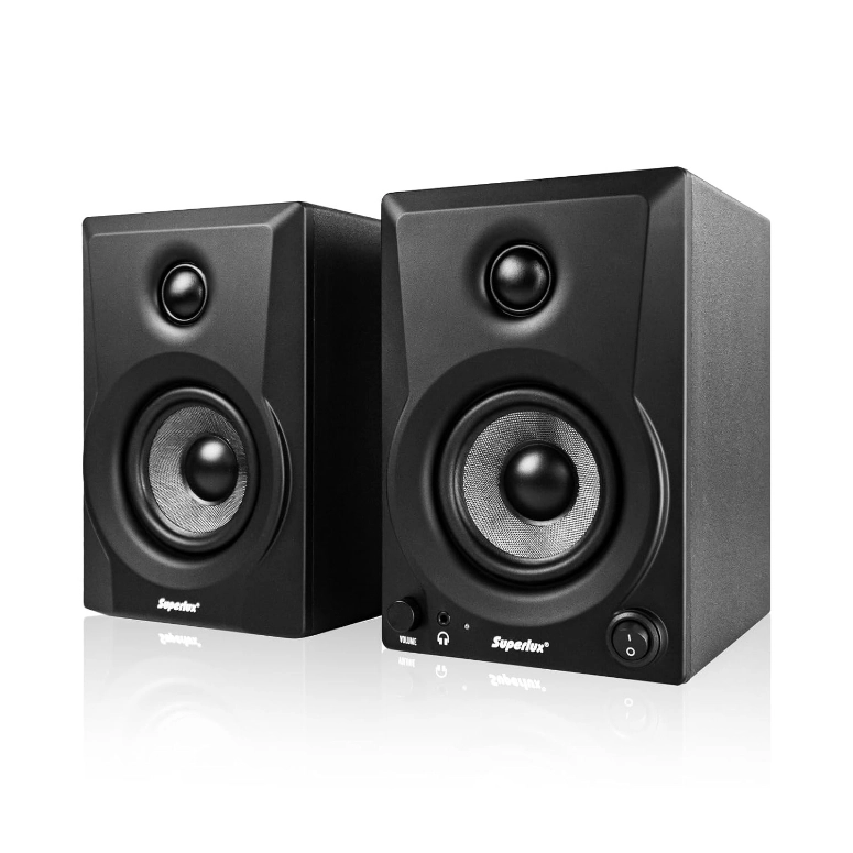 PARLANTES MONITORES HOME STUDIO SUPERLUX BES 3.5 - 2