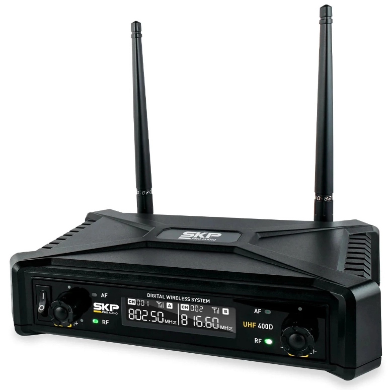MICROFONO INALAMBRICO SKP UHF 400D - 4