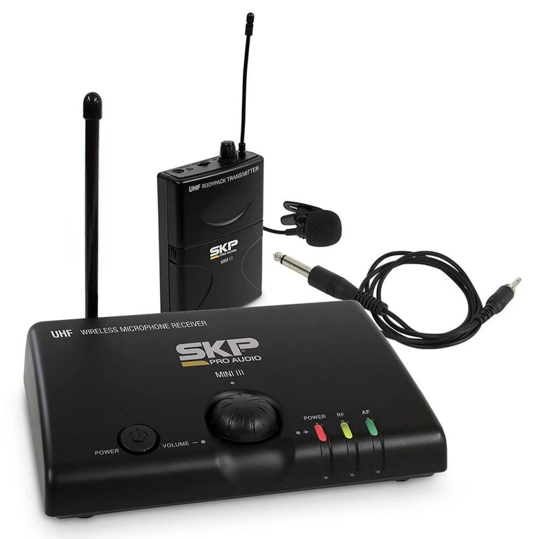 MICROFONO INALAMBRICO DE SOLAPA SKP MINI III - 1