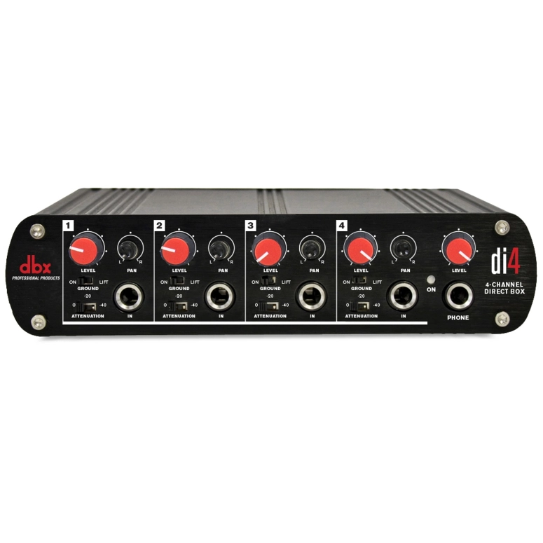 CAJA DIRECTA DE 4 CANALES DBX DI4 - 1