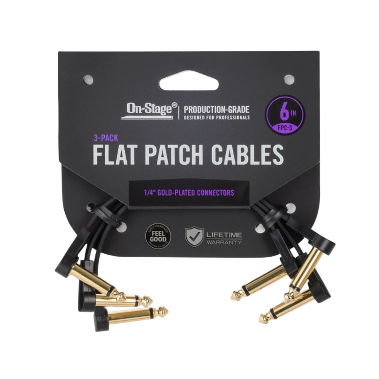 CABLES PARA PEDALERAS PATCH ON-STAGE OSPRO-FPC-3 - 1