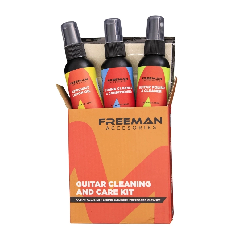 KIT DE LIMPIEZA PARA INSTRUMENTOS DE CUERDA FREEMAN 3PCS-50ML - 2