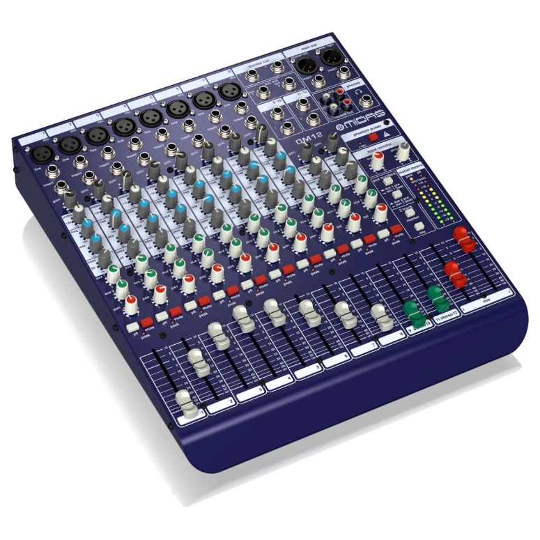 CONSOLA MIXER MEZCLADORA ANALOGA DE 12 CANALES MIDAS DM 12 - 2