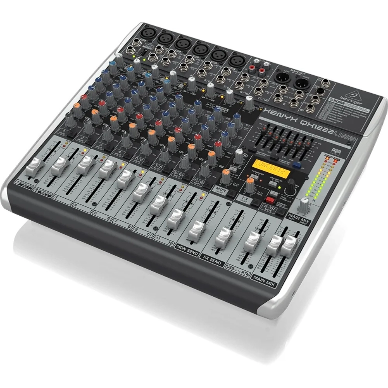 CONSOLA MEZCLADOR ANALOGO CON USB DE 16 CANALES BEHRINGER QX1222 USB - 3
