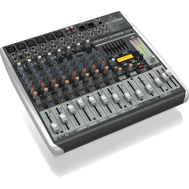 CONSOLA MEZCLADOR ANALOGO CON USB DE 16 CANALES BEHRINGER QX1222 USB - 4