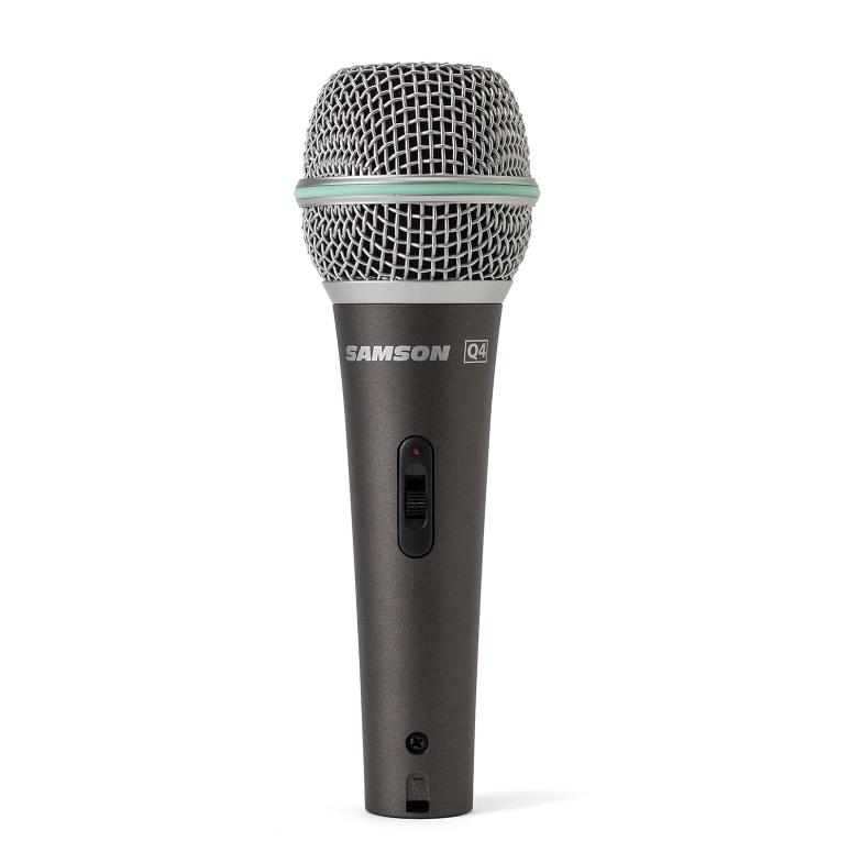 MICROFONO VOCAL CON SWITCH SAMSON Q4 - 1