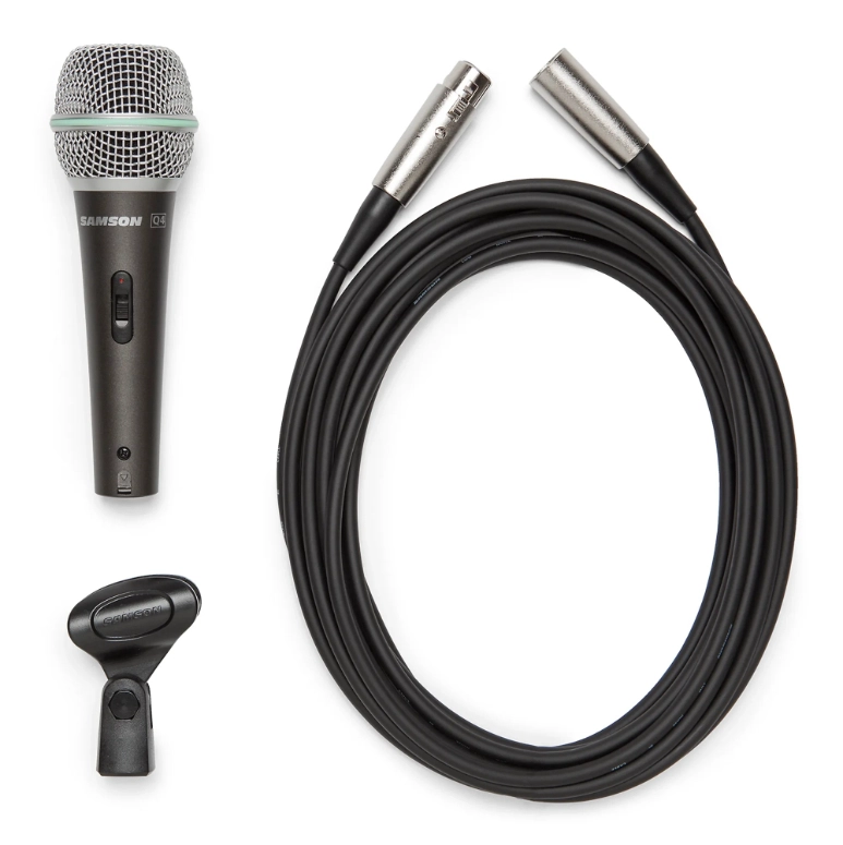 MICROFONO VOCAL CON SWITCH SAMSON Q4 - 3