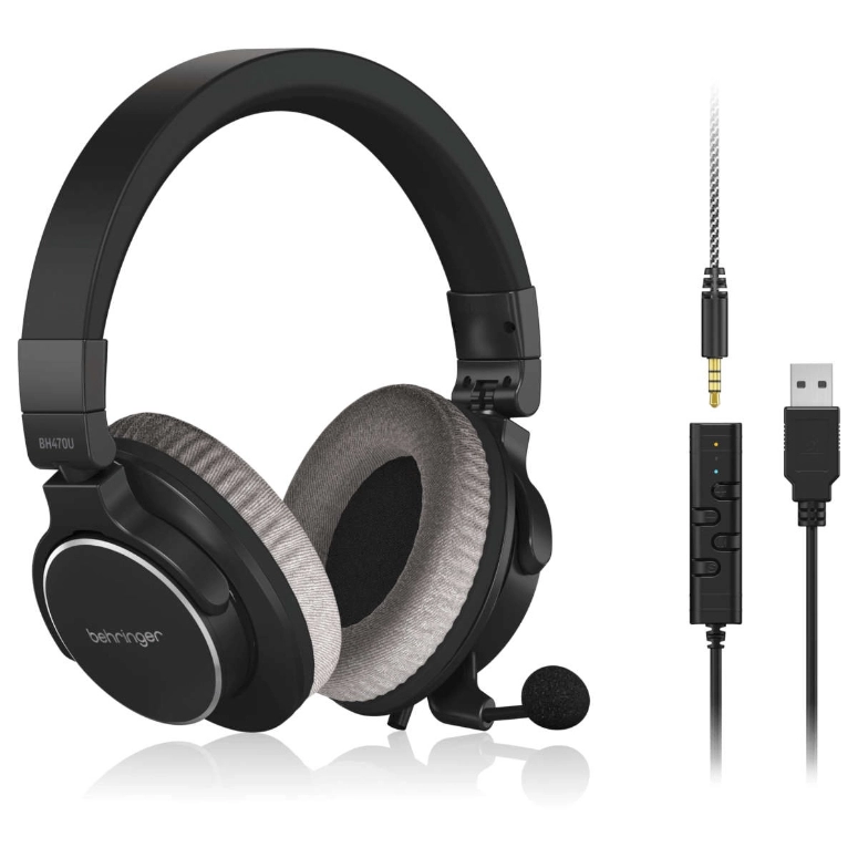 AUDIFONOS USB CON MICROFONO BEHRINGER BH-470U - 1