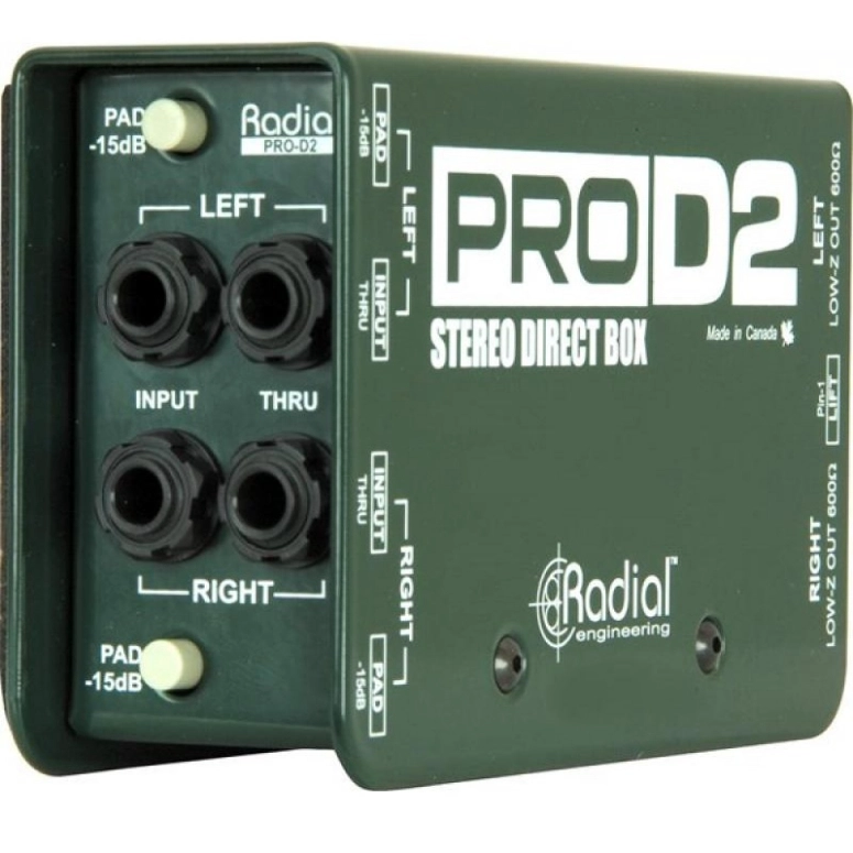 CAJA DIRECTA PASIVA DOBLE RADIAL PRO D2 - 1