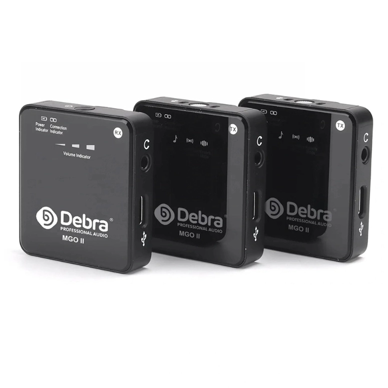 SISTEMA DE MICROFONOS LAVALIER PORTATIL DEBRA MGO-2 - 1