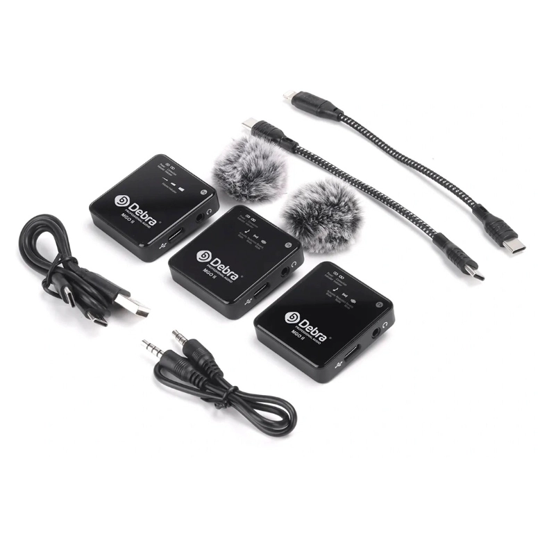 SISTEMA DE MICROFONOS LAVALIER PORTATIL DEBRA MGO-2 - 2