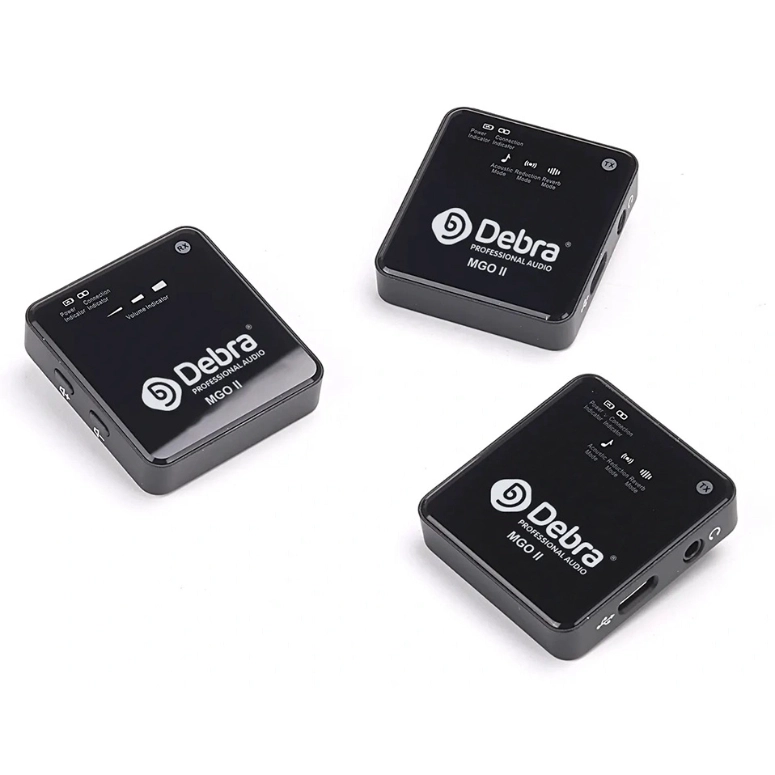 SISTEMA DE MICROFONOS LAVALIER PORTATIL DEBRA MGO-2 - 3