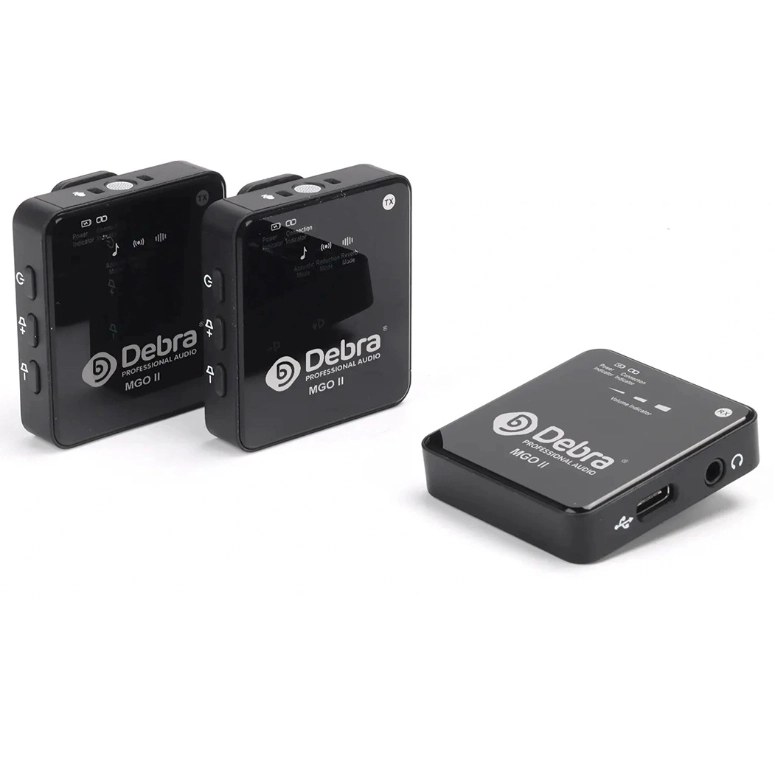 SISTEMA DE MICROFONOS LAVALIER PORTATIL DEBRA MGO-2 - 4