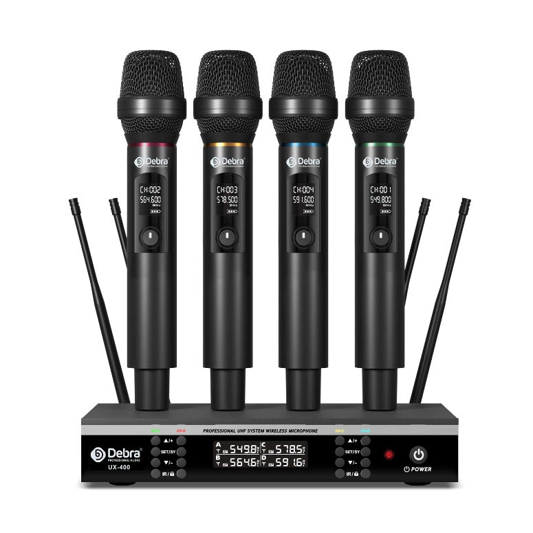 MICROFONOS INALAMBRICOS DEBRA UX-400 - 1