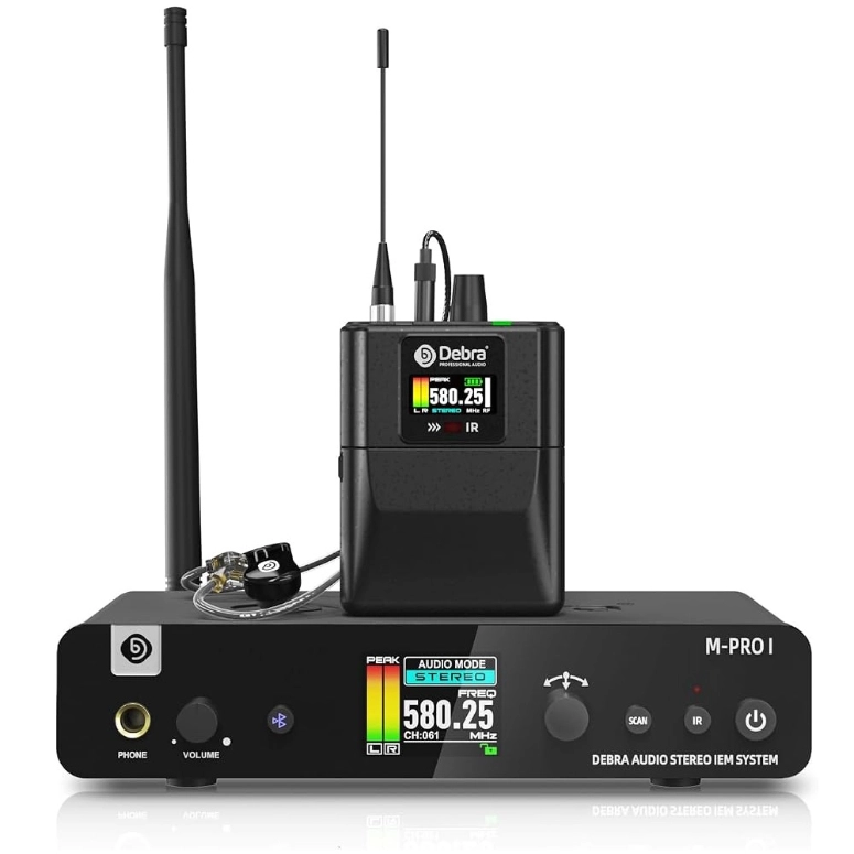 MONITOREO PROFESIONAL INALAMBRICO IN-EAR DEBRA M-PROI - 1