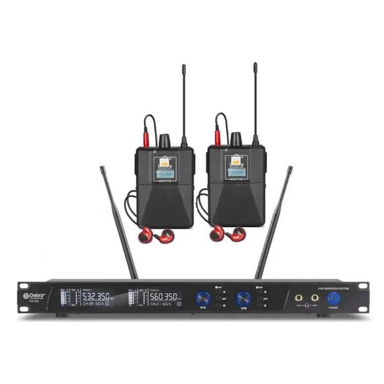 SISTEMA INALAMBRICO DE MONITOREO IN-EAR DEBRA ER-202 - 1