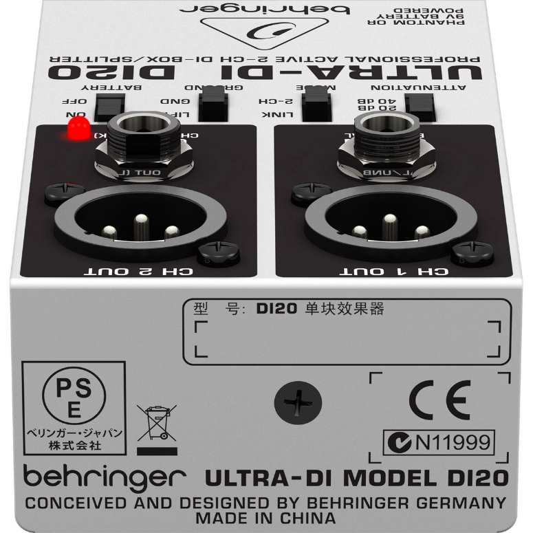CAJA DIRECTA ACTIVA DOBLE BEHRINGER DI 20 - 3