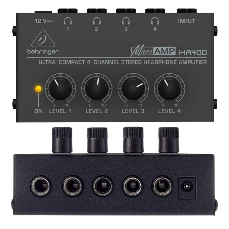 AMPLIFICADOR DE FONOS BEHRINGER HA 400 - 3