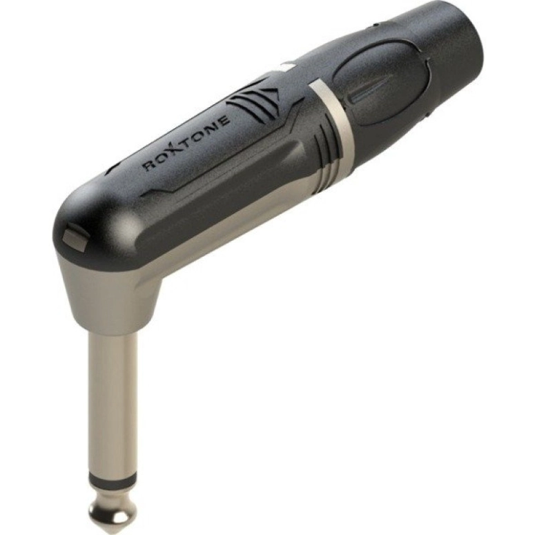 CONECTOR EN L DE PLUG 6.3MM TS ROXTONE RJ2RP-NN - 1