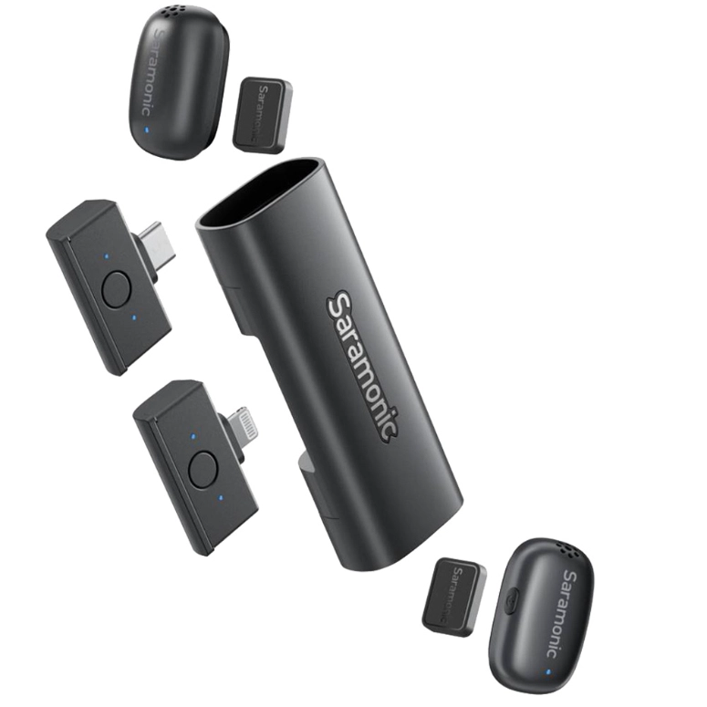 MICROFONO INALAMBRICO USB-C / LIGHTNING SARAMONIC AIR SE-02 - 1