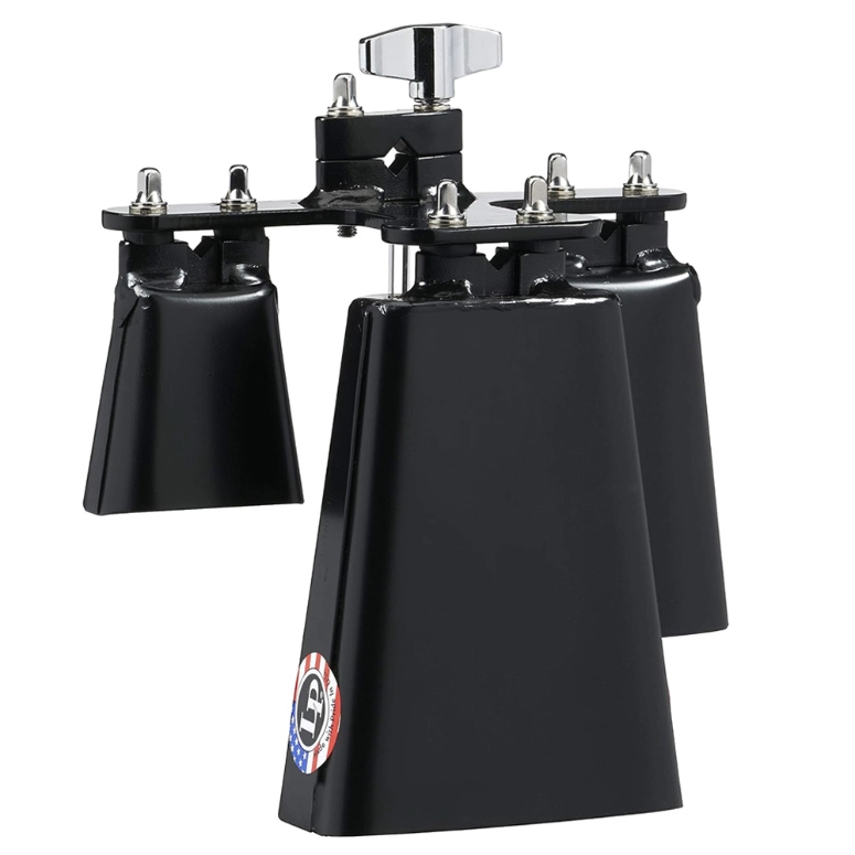 SET DE 3 CENCERROS CON SOPORTE LATIN PERCUSSION LP-570 - 2
