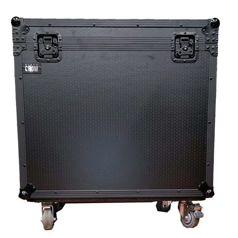 CASE BAUL DE MADERA CON RUEDAS DE ALTO TRAFICO BLACK CROW - 1