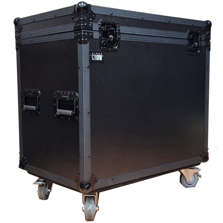 CASE BAUL DE MADERA CON RUEDAS DE ALTO TRAFICO BLACK CROW - 2