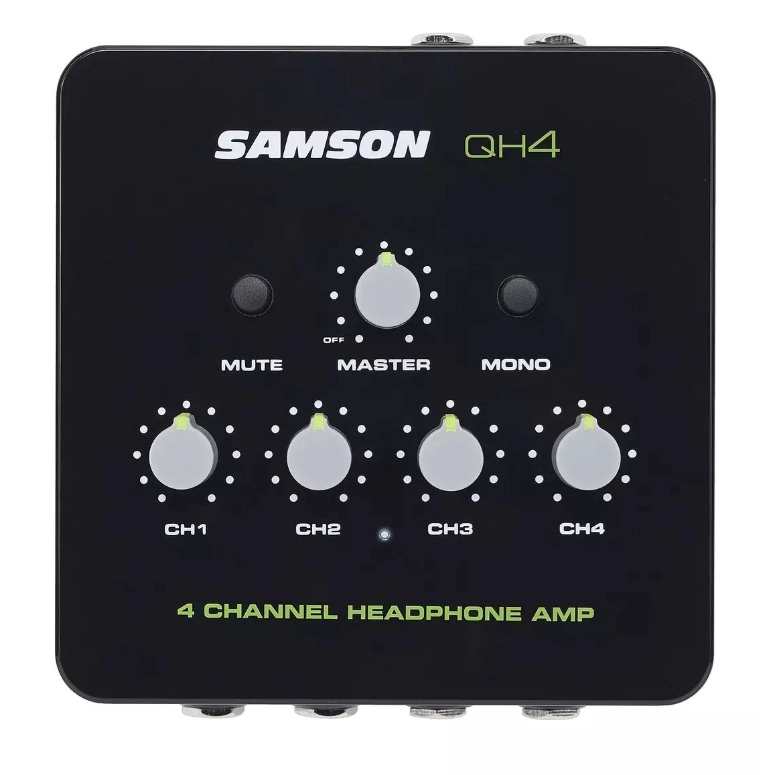 AMPLIFICADOR DE AUDIFONOS SAMSON QH4 - 2