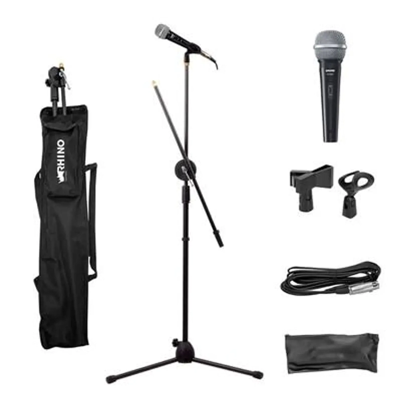 PACK DE MICROFONO SHURE SV100 + ATRIL DE MICROFONO CON FUNDA - 2