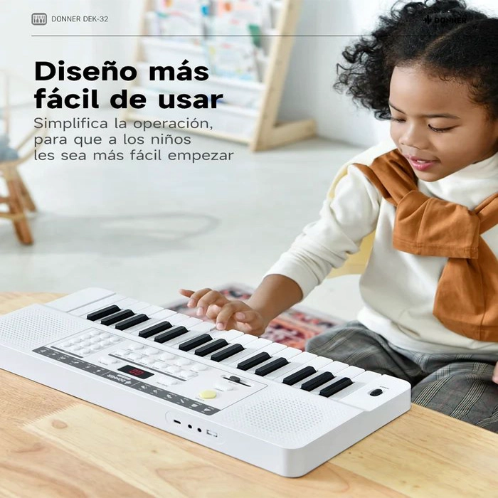 TECLADO DE 32 NOTAS PARA NIÑO DEK-32W - 4