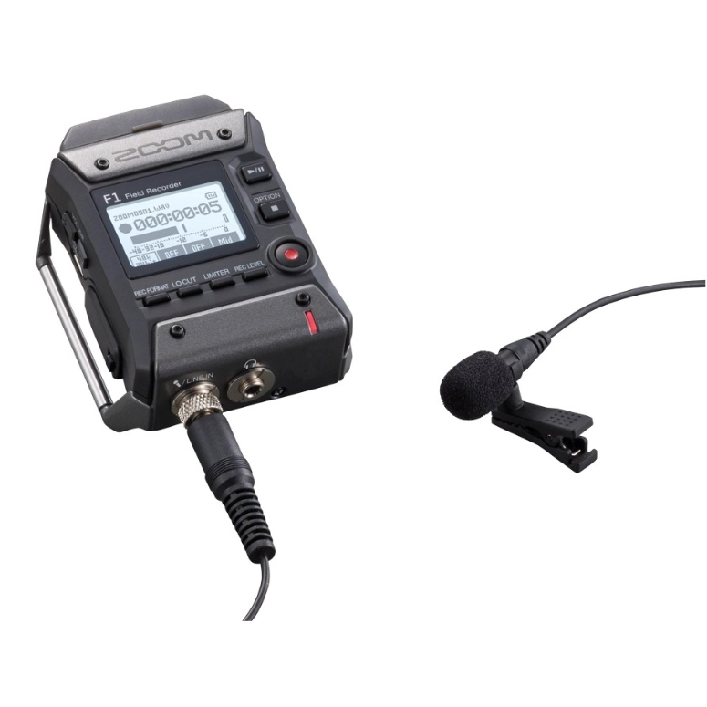 MICROGABADORA PORTATIL CON MICROFONO LAVALIER ZOOM F1-LP - 3