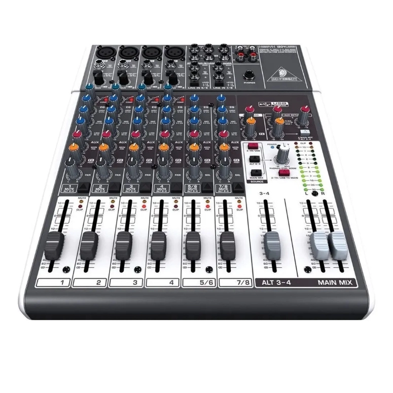 CONSOLA ANALOGA COMPACTA BEHRINGER XENYX 1204USB - 2