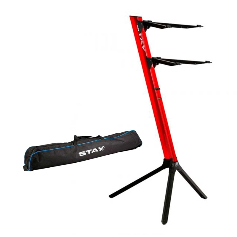 ATRIL PROFESIONAL PARA DOS TECLADOS STAY 1100/02 RD - 1