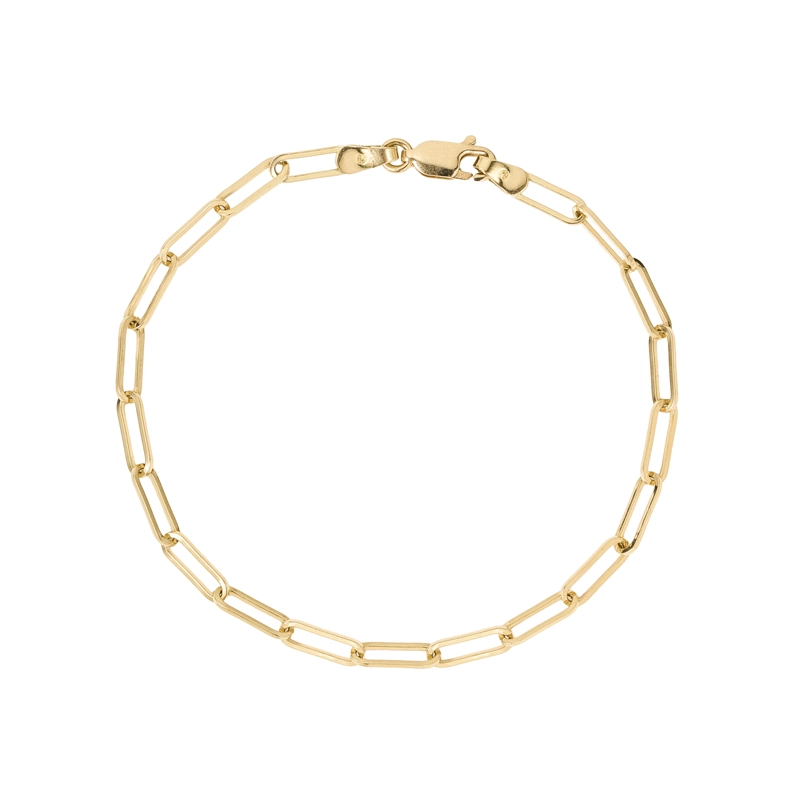 PULSERA OA 18K PAPER CLIP CHICOS - 1