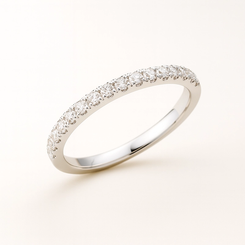 ANILLO OB MED CINTILLO DIAMANTES #14 - 2