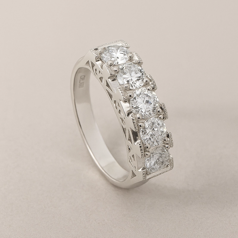 ANILLO MEDIO CINTILLO INGLES TALLA 11 - 2